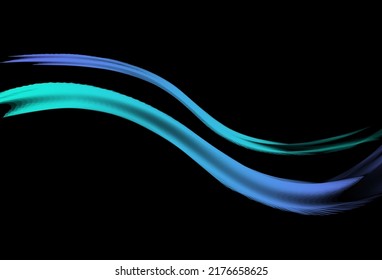 two abstract flame shape on black