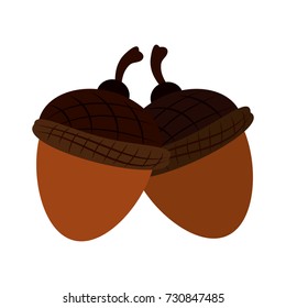 two acorn icon image 