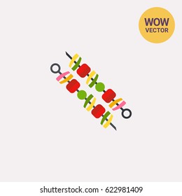 Two adana kebabs on skewers icon