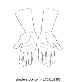 Hand With Arm Outline High Res Stock Images Shutterstock