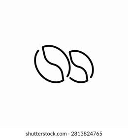 two aromatic seeds icon sign vector