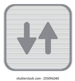 two arrow up sign. reload symbol