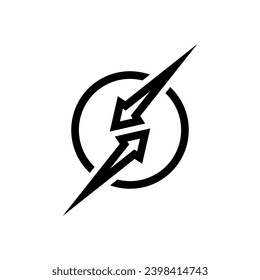 two arrow signs in circle. arrow concept. double arrow concept