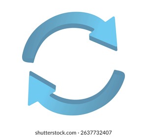 two arrows icon update symbol.