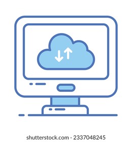 Dos flechas apuntando hacia la dirección opuesta que indican la sincronización o transferencia de datos entre múltiples dispositivos o ubicaciones