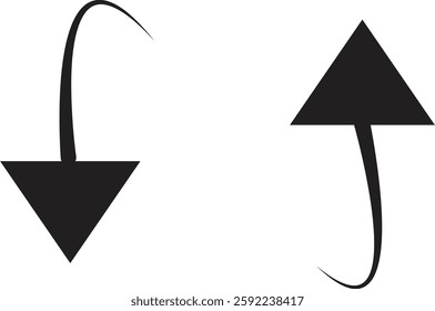  Two Arrows Pointing in Opposite Directions - Concept of Choice, Direction, Divergence