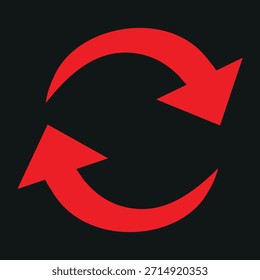 Two arrows pointing in opposite directions