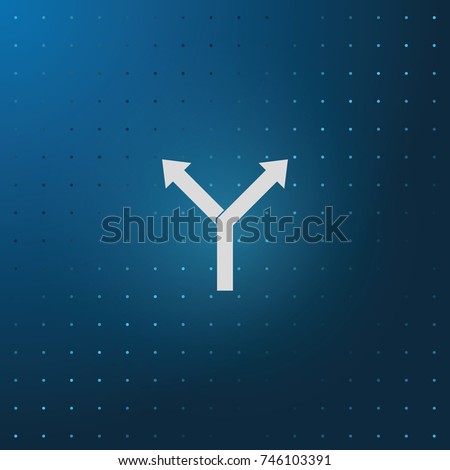 Similar – Image, Stock Photo Road marking again