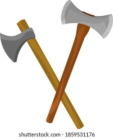 Dos ejes, ilustración, vector sobre fondo blanco