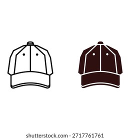 Dos gorras de béisbol en blanco y negro y dos gorras marrones