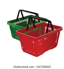 TWO BASKET MARKET , VECTOR