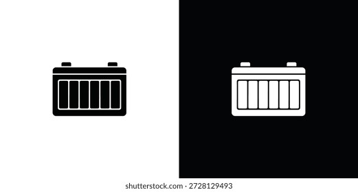 Dos Baterías en Blanco y Negro sobre Fondo Dividido
