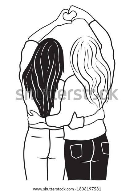 6876 Best Friends Women Stock Vectors Images And Vector Art Shutterstock 