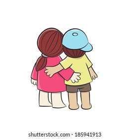 Women Best Friends Stock Vectors, Images & Vector Art | Shutterstock