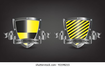 Two best protection shields for web security-vector
