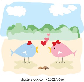 Two Birds in Love