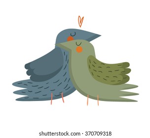 Two birds in love