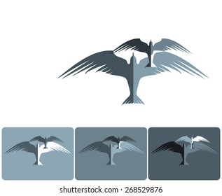 Two birds. Symbolic image.