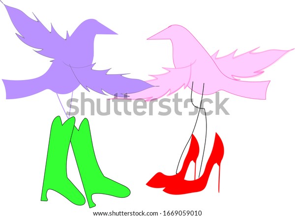 two birds shoes