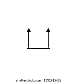 Two Black Arrow Vector / Illustration
