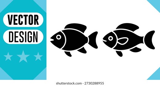 Dos peces negros nadando uno al lado del otro acuático marino
