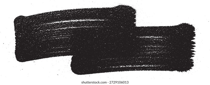 Two black hair rollers, one slightly behind the other, are shown against a white background.