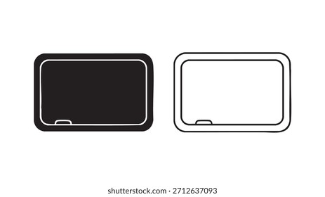 Dos cuadrados en blanco y negro. Uno es negro y el otro es blanco. El cuadrado negro está a la izquierda