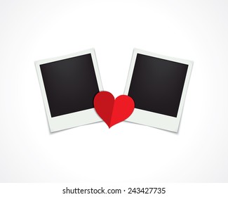 two blank photo cards