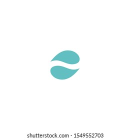 Two blue water drop, drip or droplet. Watering, moistening or absorb pictogram. Rain, raindrop icon Isolated on white. wash icon. Vector illustration. Aqua, dew, splash sign.