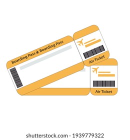 zwei Flugtickets