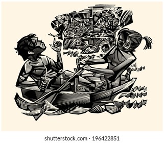 Two In Boat