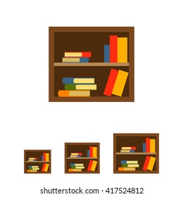 Two book shelves