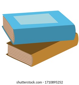 two books are on the table