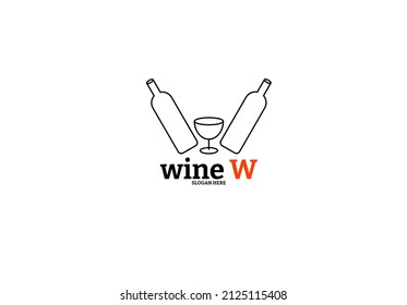 dos botellas y vasos que componen la carta con vino