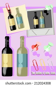  two bottles of wine.icons