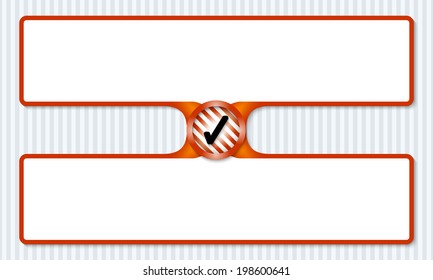 two boxes for entering text with check box