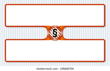 two boxes for entering text with paragraph