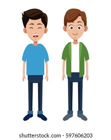 two boy different family