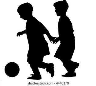 3,542 Kids soccer silhouette Images, Stock Photos & Vectors | Shutterstock