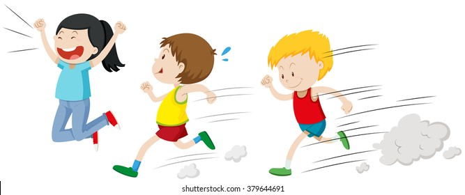 Running Race Clipart Hd Stock Images Shutterstock