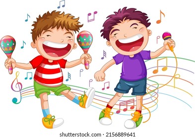 clipart boy singing riptide