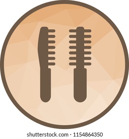 Two Brushes Icon