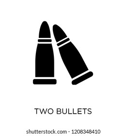 Two Bullets icon. Two Bullets symbol design from Army collection.