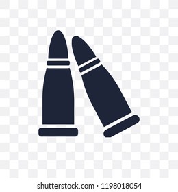Two Bullets transparent icon. Two Bullets symbol design from Army collection.