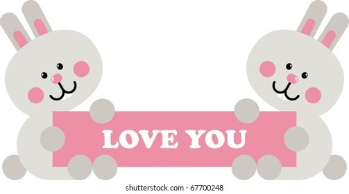 two bunny