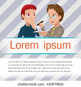 Two Business Man Talk Background Vector