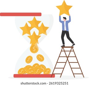 Two business men posted five-star reviews

