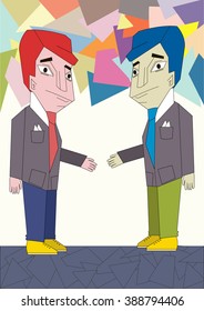 two businessmen