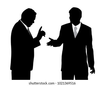 Two Businessmen Arguing