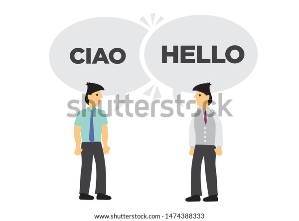 two-businessmen-communicate-different-languages-concept-stock-vector